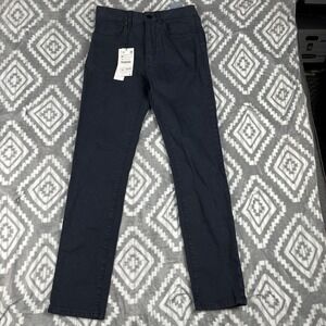 Zara Jeans Mens 29x30" Dark Navy Blue Slim Fit Denim Zip Fly 5 Pocket Pants NWT!